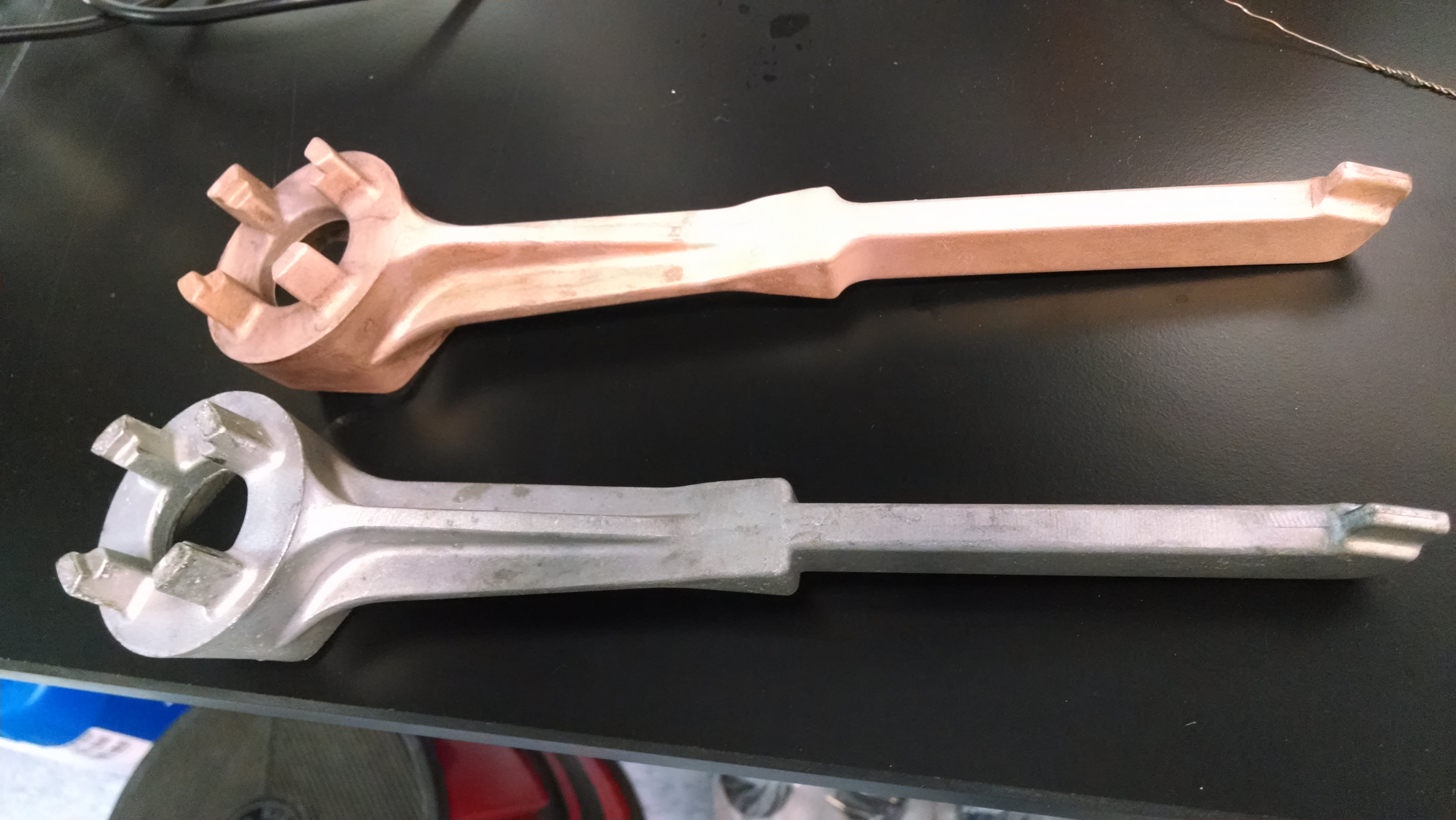 copper electroplated drum wrench